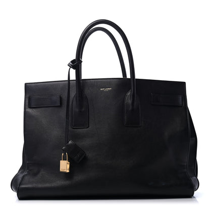 Saint Laurent Calfskin Large Sac De Jour Carryall Black 1 of 6