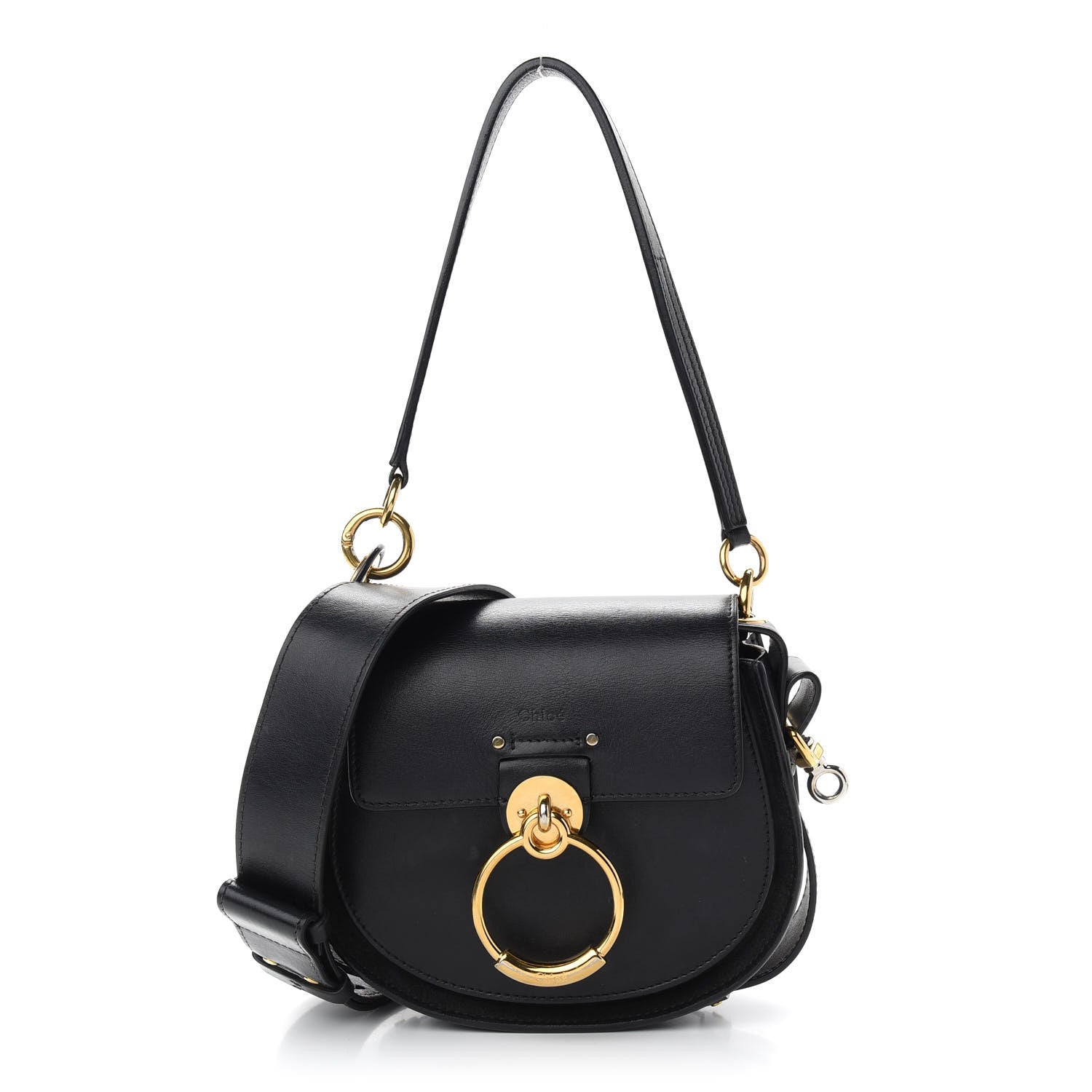 Chloe Calfskin Small Tess Bag Black 1 of 10