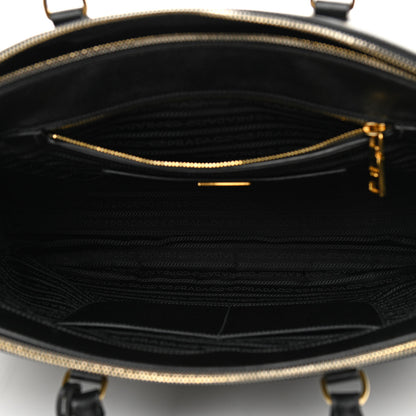 Prada Saffiano Large Galleria Double Zip Tote Black 5 of 14