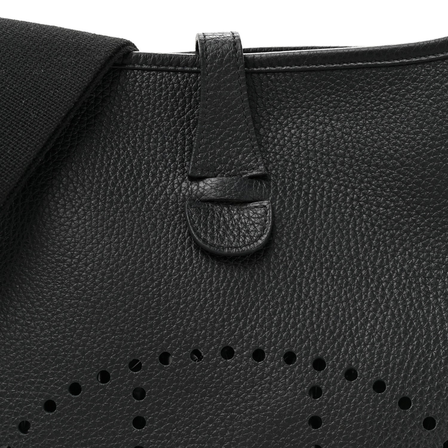 Hermes Taurillon Clemence Evelyne III PM Black 8 of 10