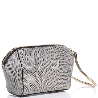 Alexander Wang Lizard Stamped Chastity Clutch Oyster 3 of 7