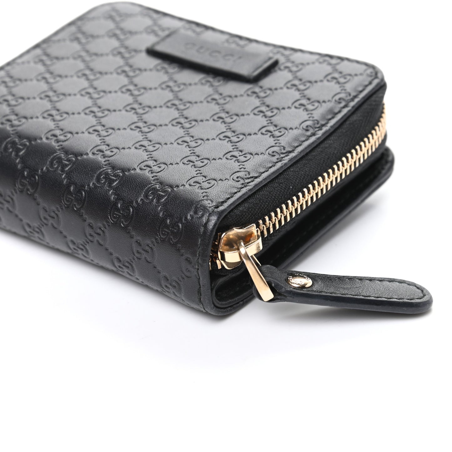 Microguccissima Compact Wallet Black