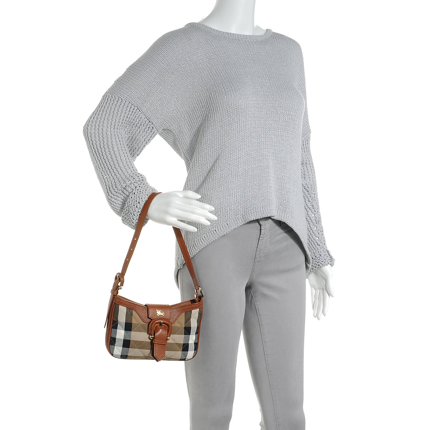 Burberry Quilted House Check Ferby Shoulder Bag 2 of 11