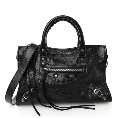 Balenciaga Agneau Arena Silver Hardware Small Le City Black 1 of 10