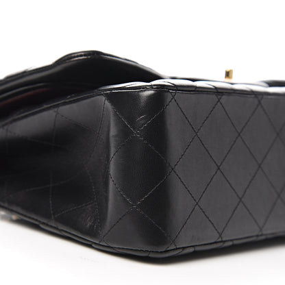 Chanel Lambskin Quilted Jumbo Double Flap Black 14 of 16