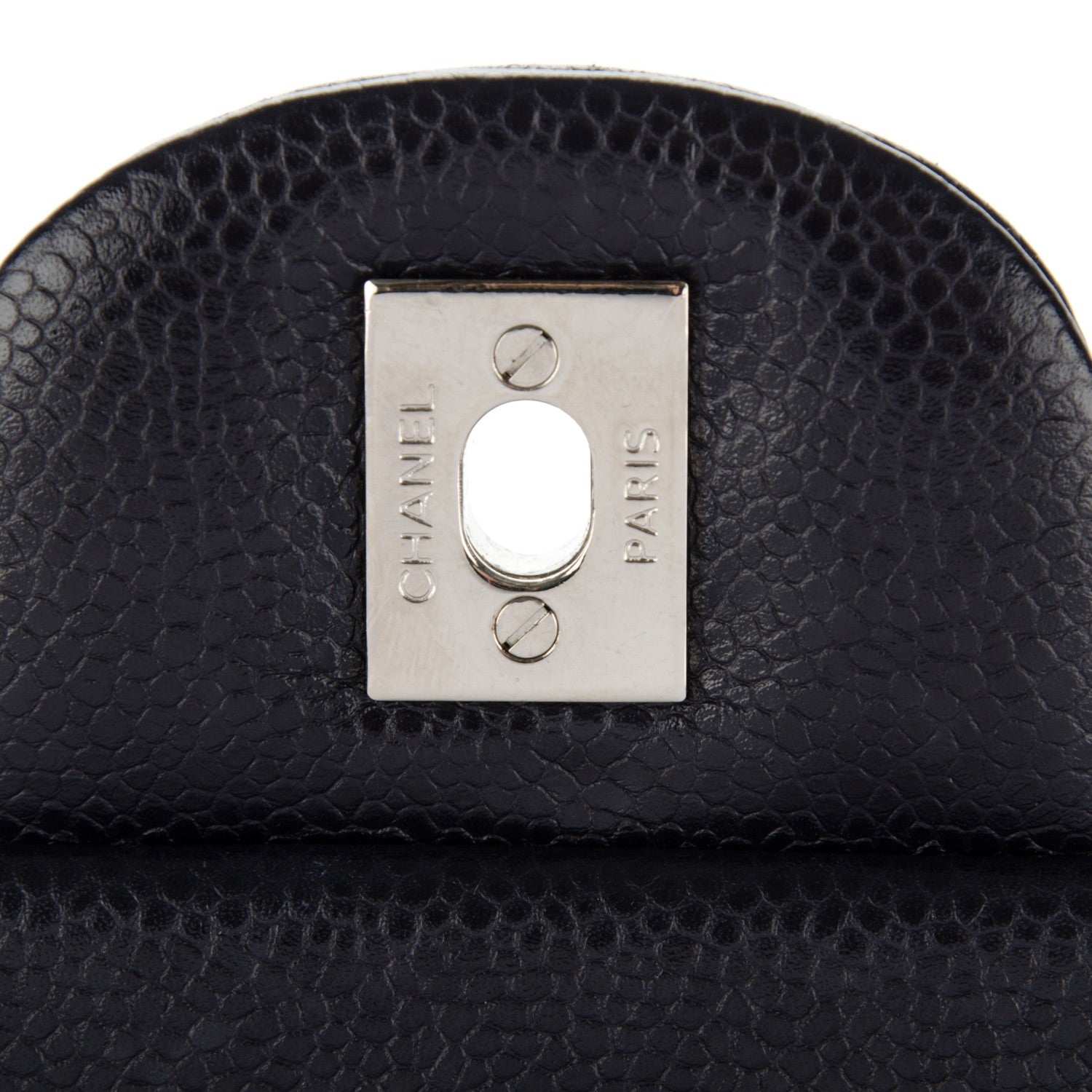 Chanel Caviar Quilted Jumbo Double Flap Navy Blue 7 of 10