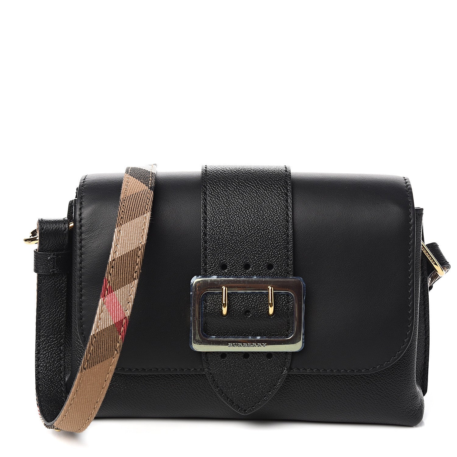 Burberry Soft Grain Calfskin Small Medley Crossbody Black 1 of 9