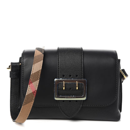 Burberry Soft Grain Calfskin Small Medley Crossbody Black 1 of 9