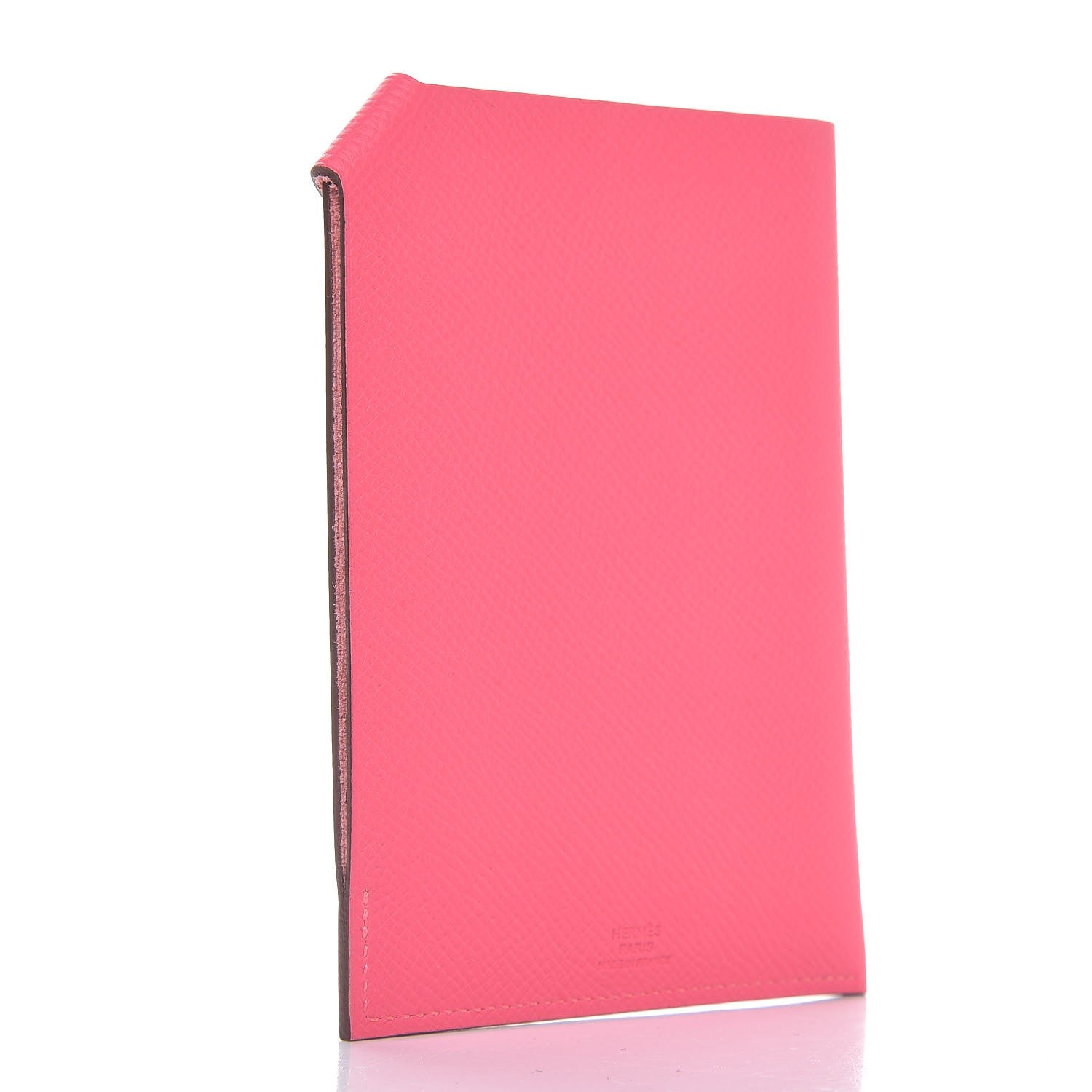 Hermes Epsom Tarmac PM Passport Holder Rose Azalee 3 of 7