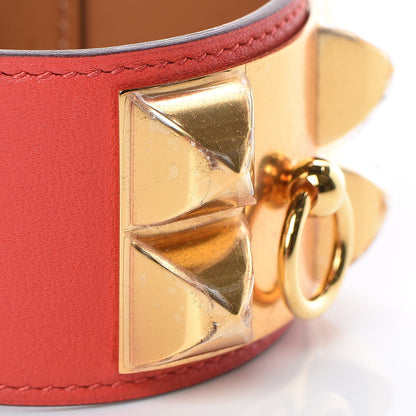 Hermes Swift Collier de Chien CDC Bracelet S Rouge Tomate 7 of 7