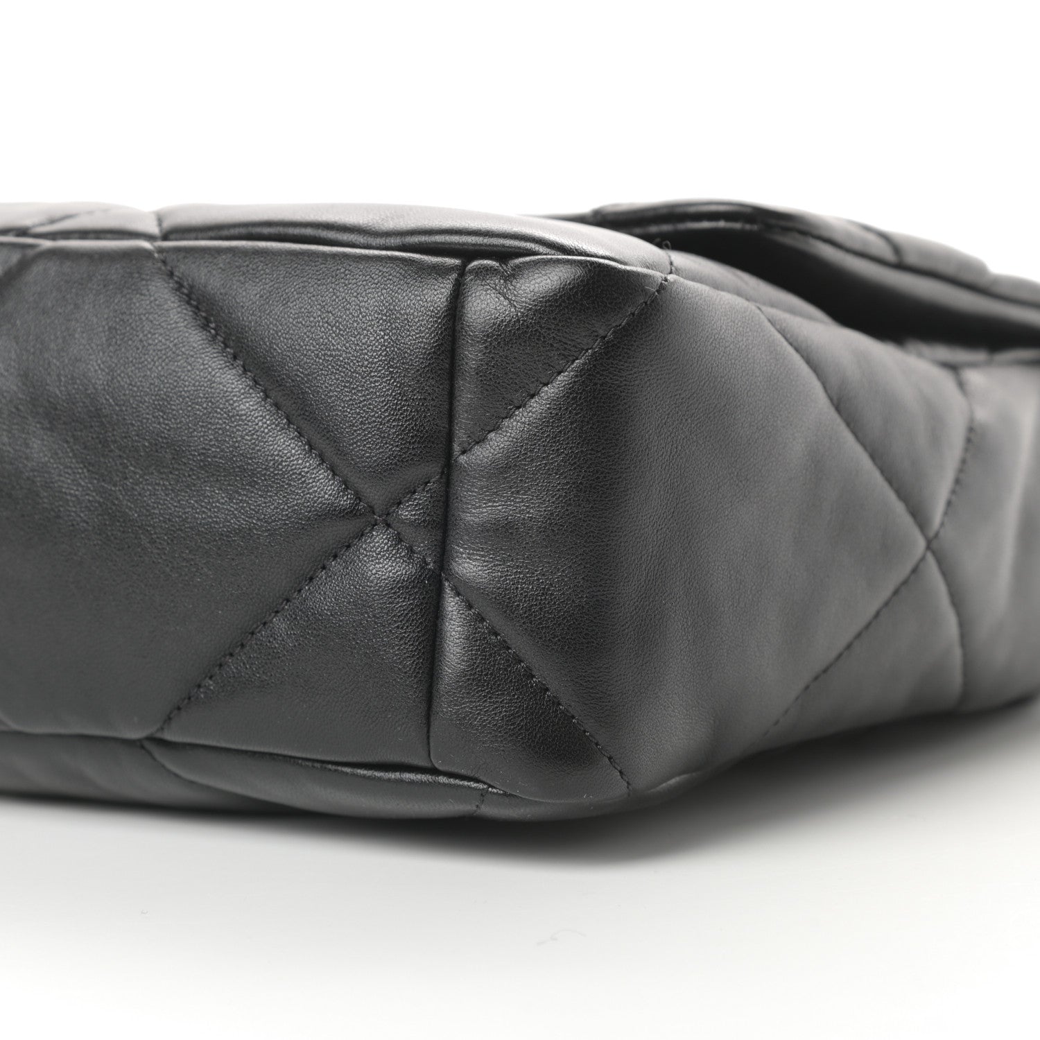 Chanel Lambskin Quilted Large Chanel 19 Flap Black 10 of 11