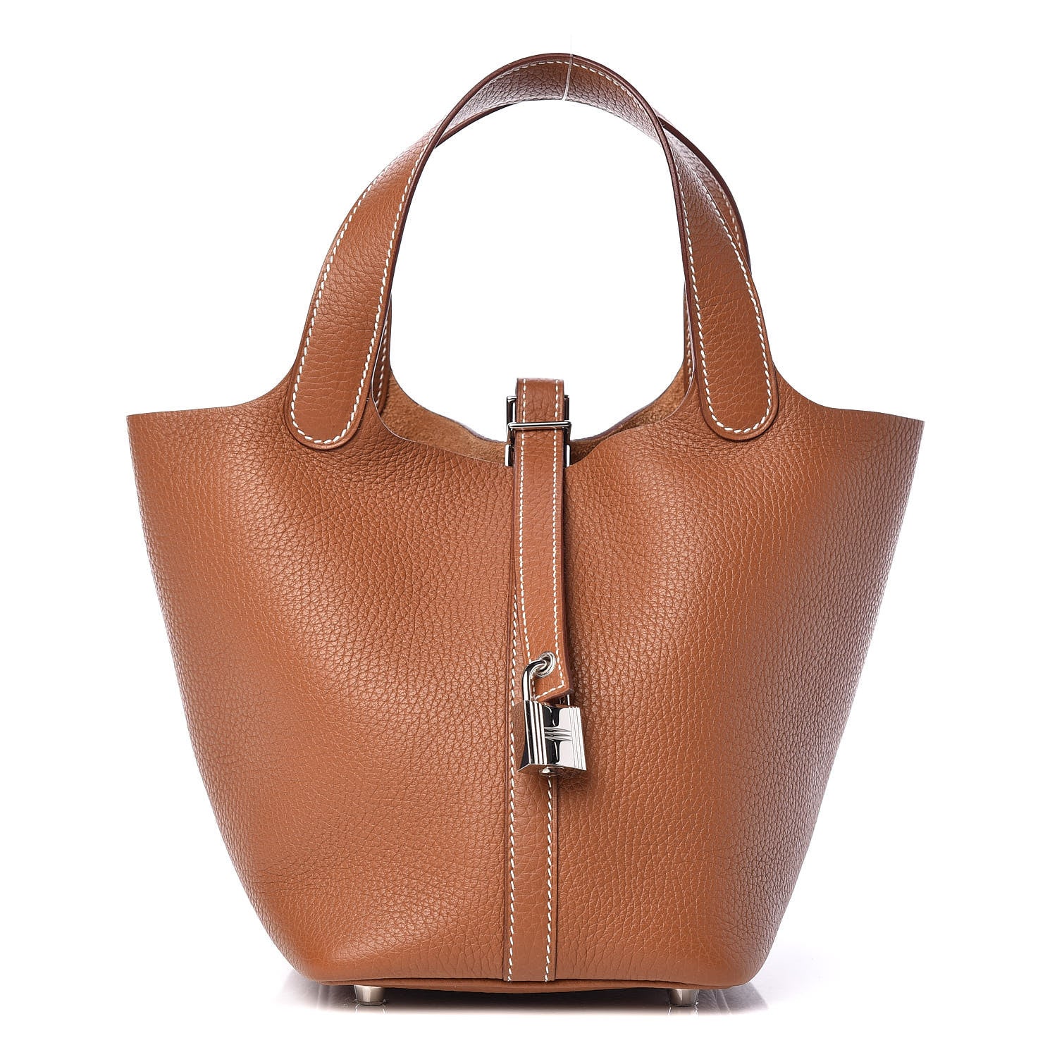 Hermes Taurillon Clemence Picotin Lock 18 PM Gold 1 of 12