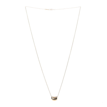 Tiffany 18K Yellow Gold 11mm Elsa Peretti Bean Pendant Necklace 3 of 6