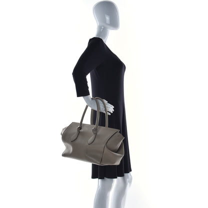 Celine Crisped Calfskin Medium Tie Knot Tote Taupe 2 of 23