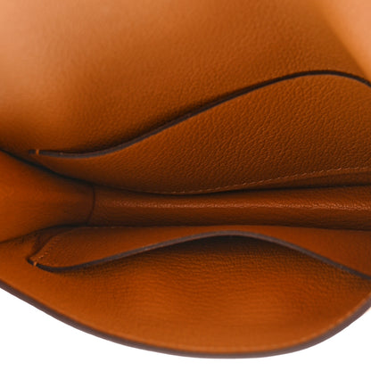 Hermes Evercolor Roulis Slim Wallet Caramel 5 of 11