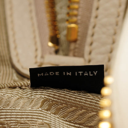 Prada Vitello Daino Bowler Tote Talco 2 of 10