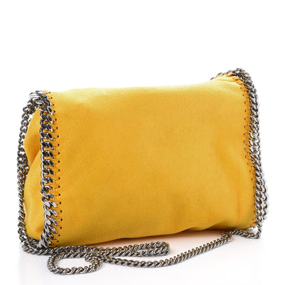 Stella McCartney Shaggy Deer Falabella Mini Fold Over Tote Yellow 3 of 13