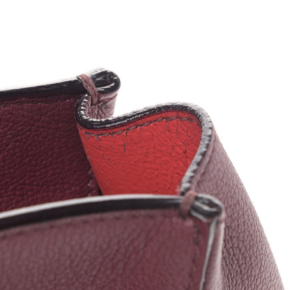 Christian Dior Grained Calfskin Cannage Medium Ultradior Tote Burgundy 12 of 13