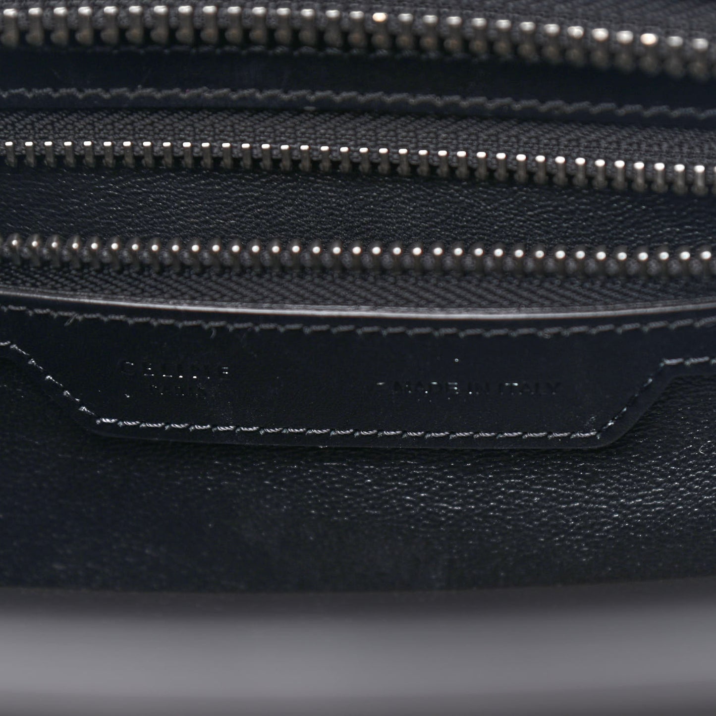 Smooth Drummed Calfskin Micro Tri-Color Luggage Dark Pink