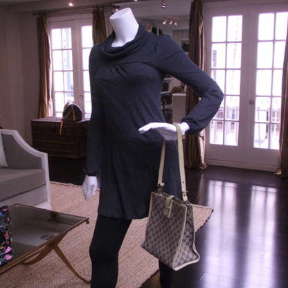 Gucci Leather Lined Monogram Tote Custard 2 of 12