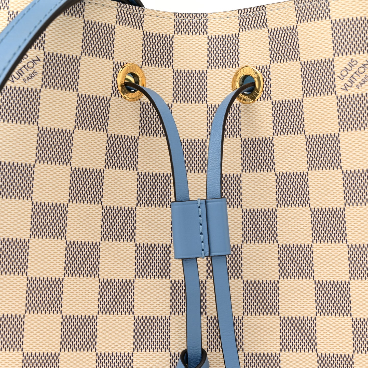 Damier Azur Neonoe MM Bleuet