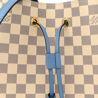 Louis Vuitton Damier Azur Neonoe MM Bleuet 7 of 9