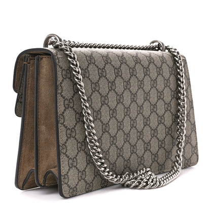 Gucci GG Supreme Monogram Small Dionysus Shoulder Bag Taupe 3 of 12