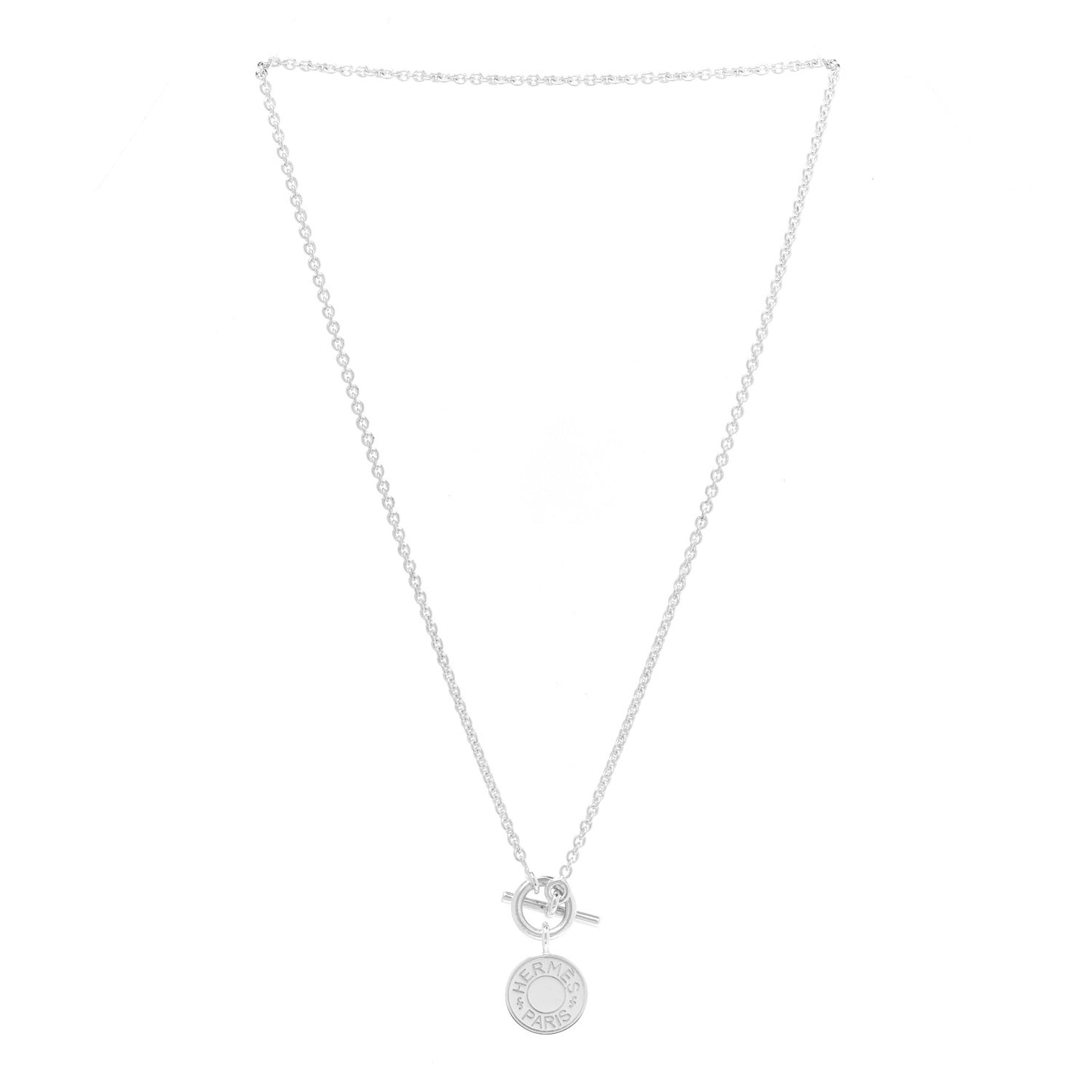 Sterling Silver Amulettes H Confettis Pendant Necklace