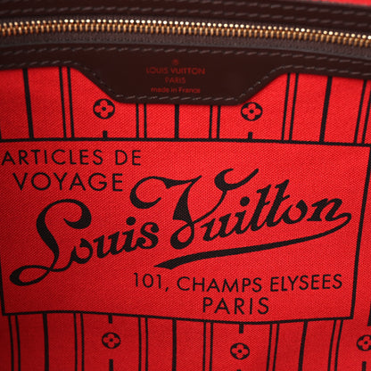 Louis Vuitton Damier Ebene Neverfull MM 6 of 10