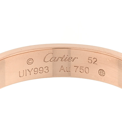 Cartier 18K Pink Gold 3.5mm LOVE Wedding Band Ring 52 6 4 of 4