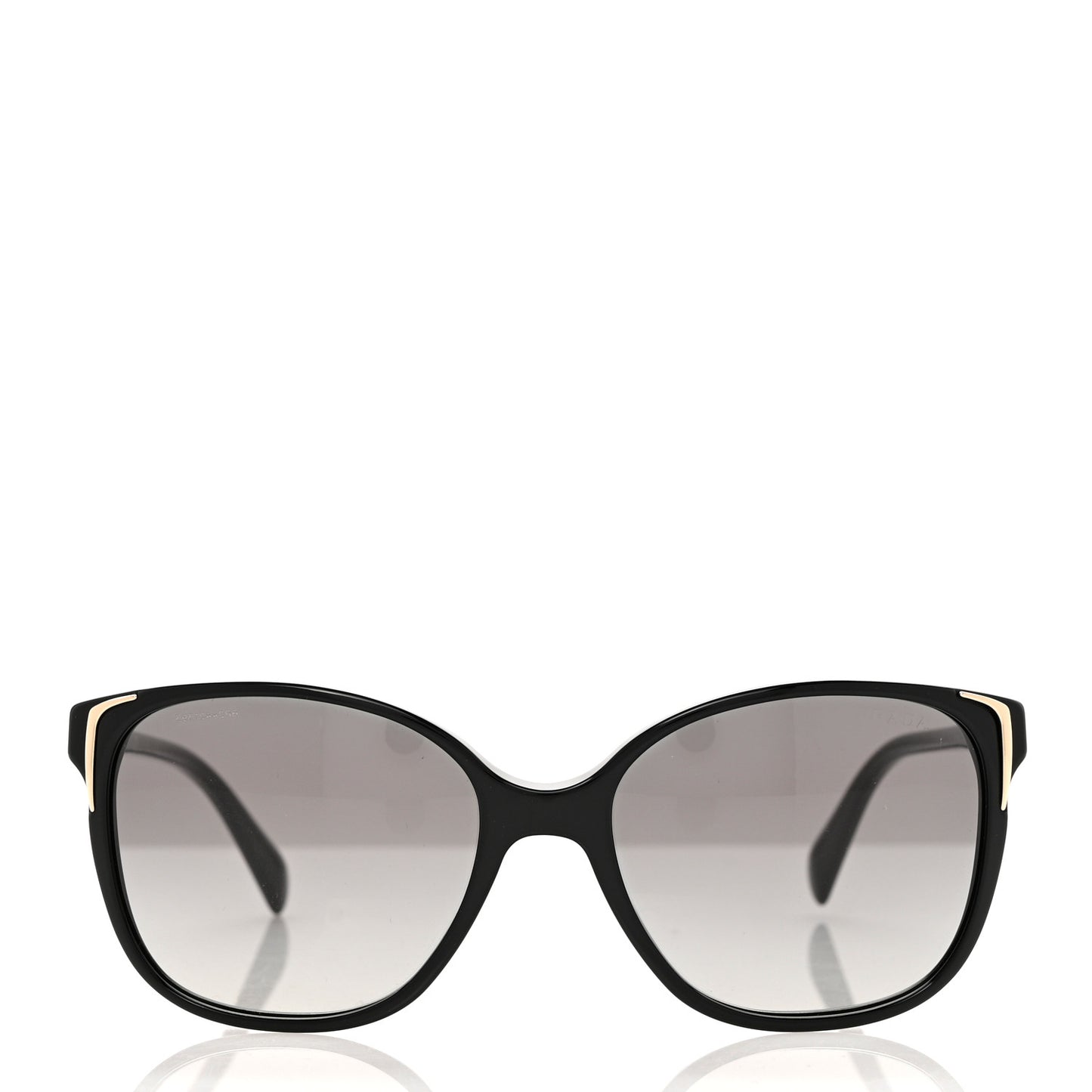 Acetate Sunglasses SPR 01O Black