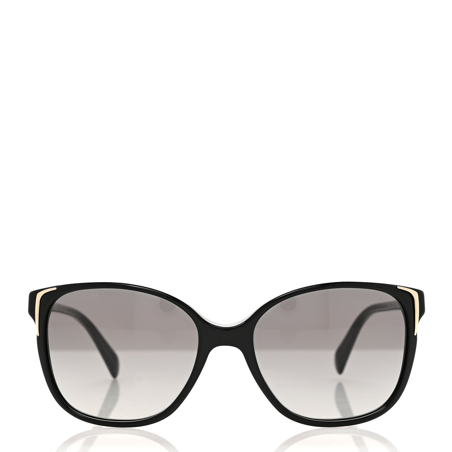 Prada Acetate Sunglasses SPR 01O Black 2 of 7