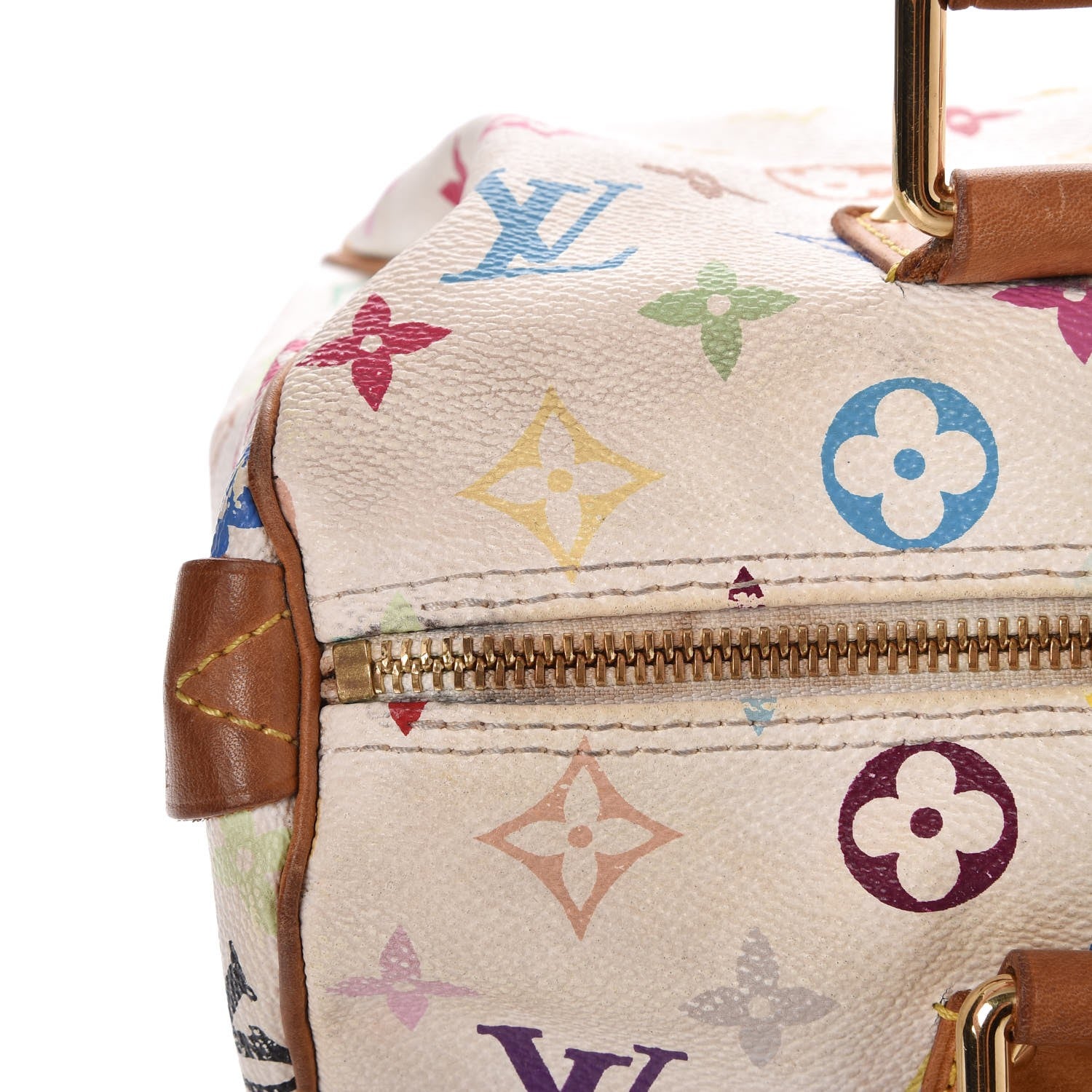 Louis Vuitton Monogram Multicolor Speedy 30 White 13 of 15