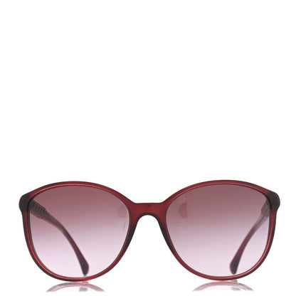 Chanel Acetate Studded Cat Eye Sunglasses 5207 Red 2 of 8