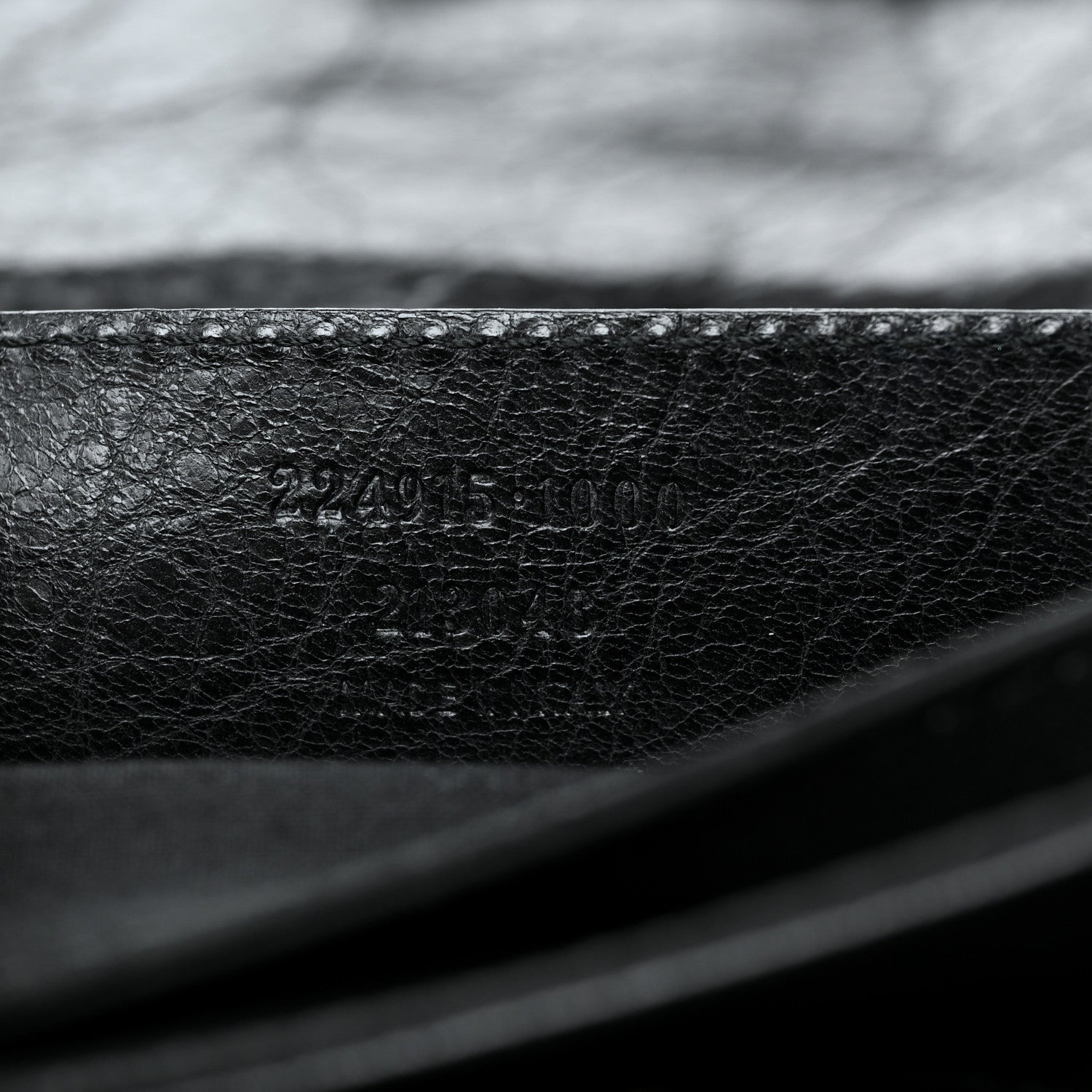 Balenciaga Agneau Classic Hardware Envelope Clutch Black 8 of 10