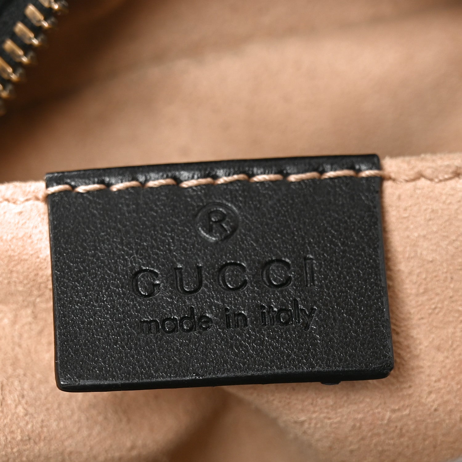 Gucci Calfskin Matelasse Small GG Marmont Chain Shoulder Bag Black 6 of 10