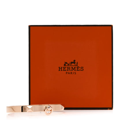 Hermes 18K Rose Gold PM Collier De Chien Bracelet SH 4 of 4