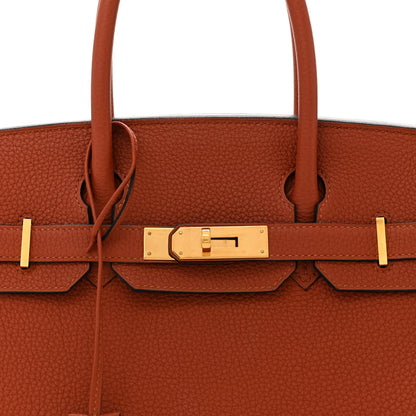 Hermes Togo Birkin 30 Cuivre 8 of 15
