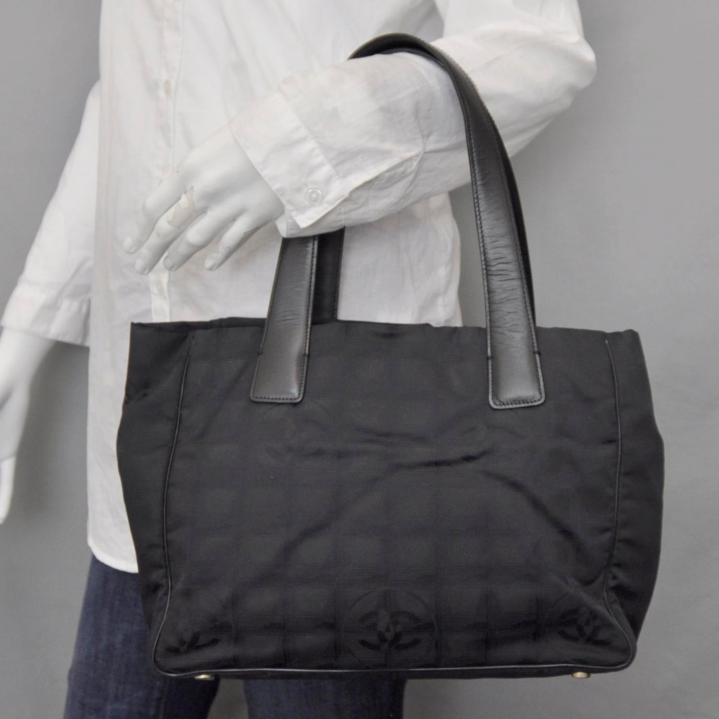 Nylon Travel Tote Black
