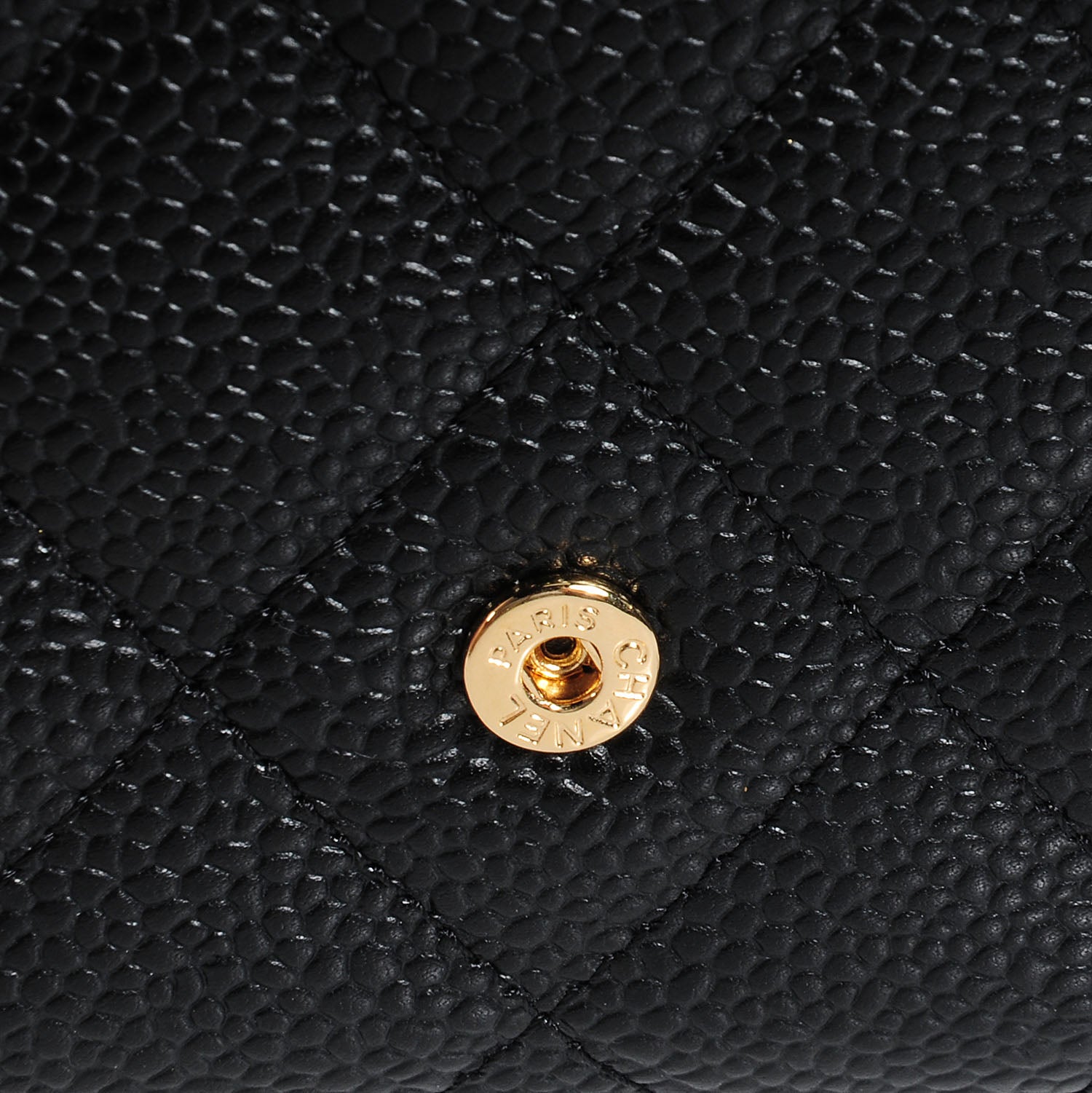 Chanel Caviar Quilted Large Flap Wallet Black 9 of 9