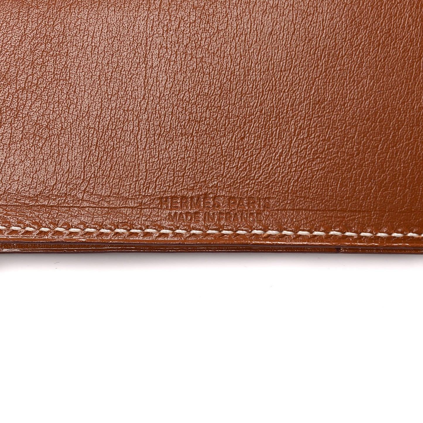 Chevre Passport Wallet Gold
