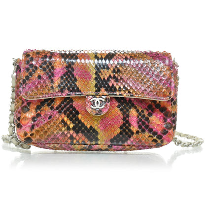 Chanel Python Convertible 3 Way Belt Bag Multicolor 1 of 8