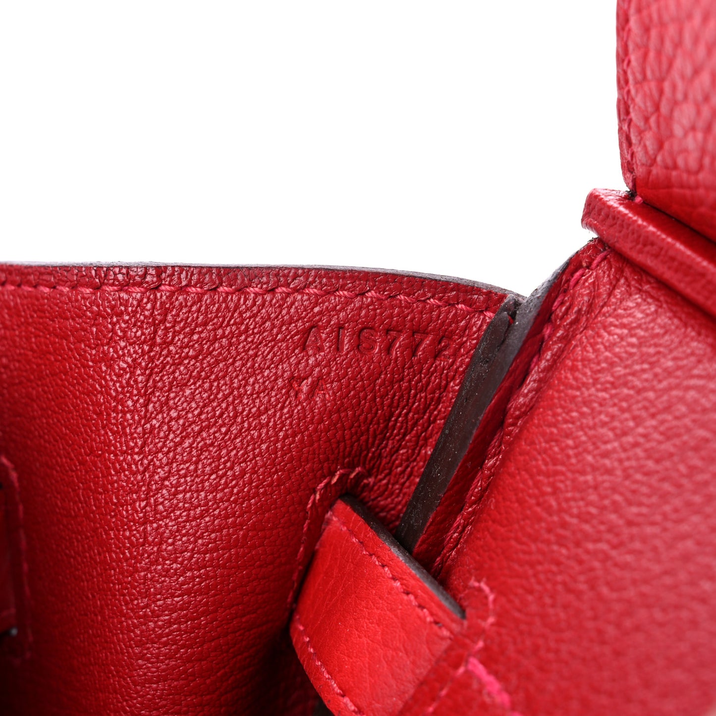 Togo Horseshoe Birkin 35 Rouge Casaque