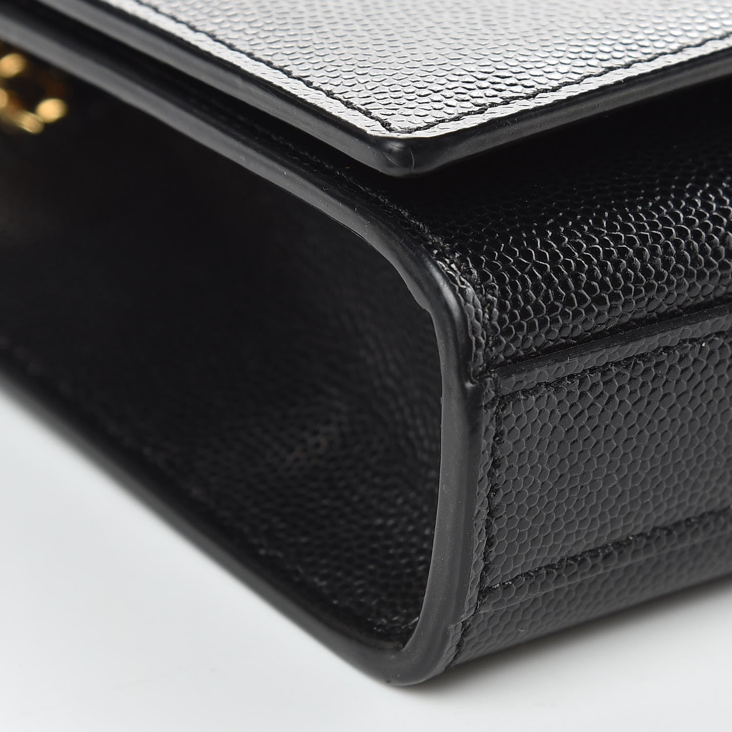 Saint Laurent Grain De Poudre Small Monogram Kate Satchel Black 8 of 13
