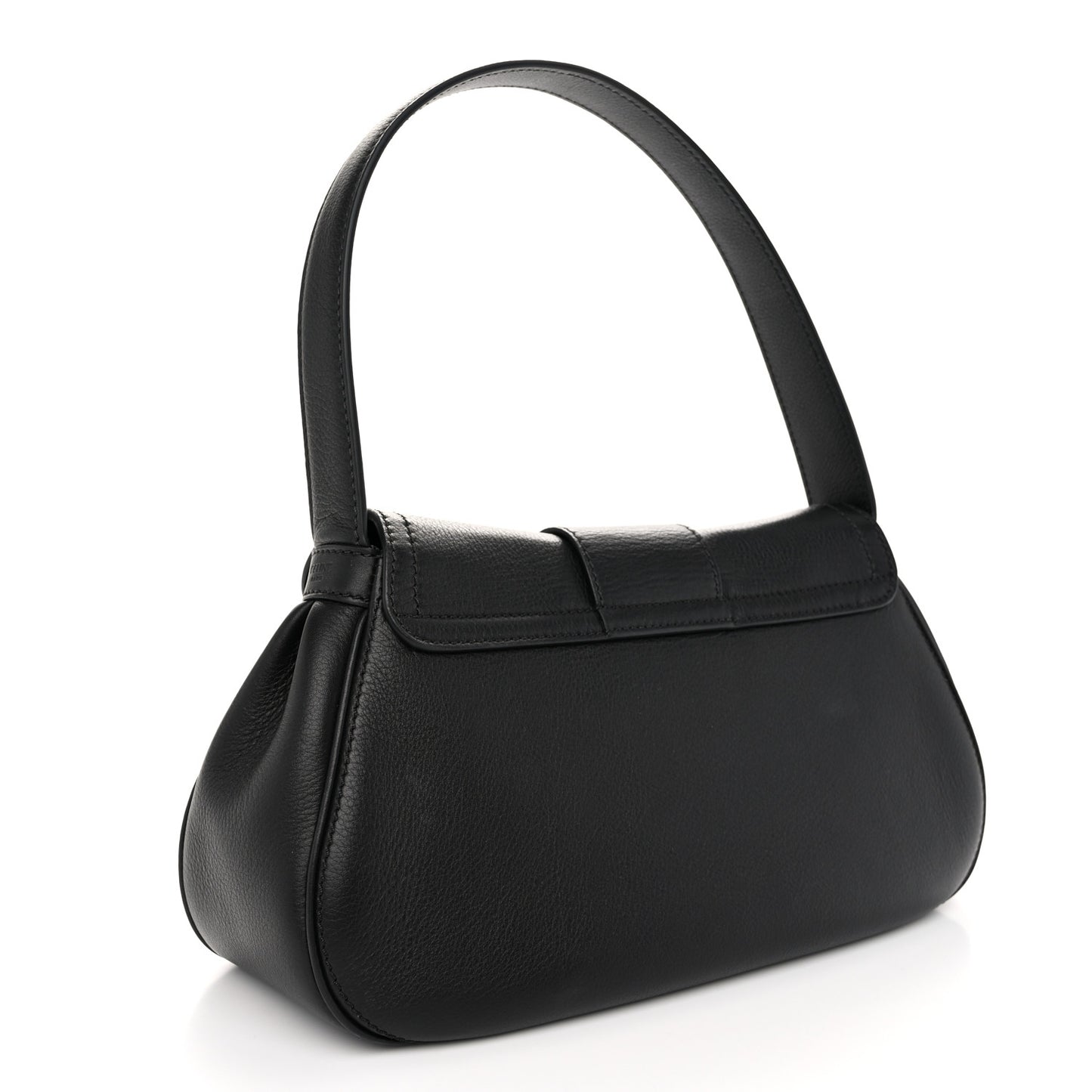 Supple Grained Calfskin Teen Polly Black