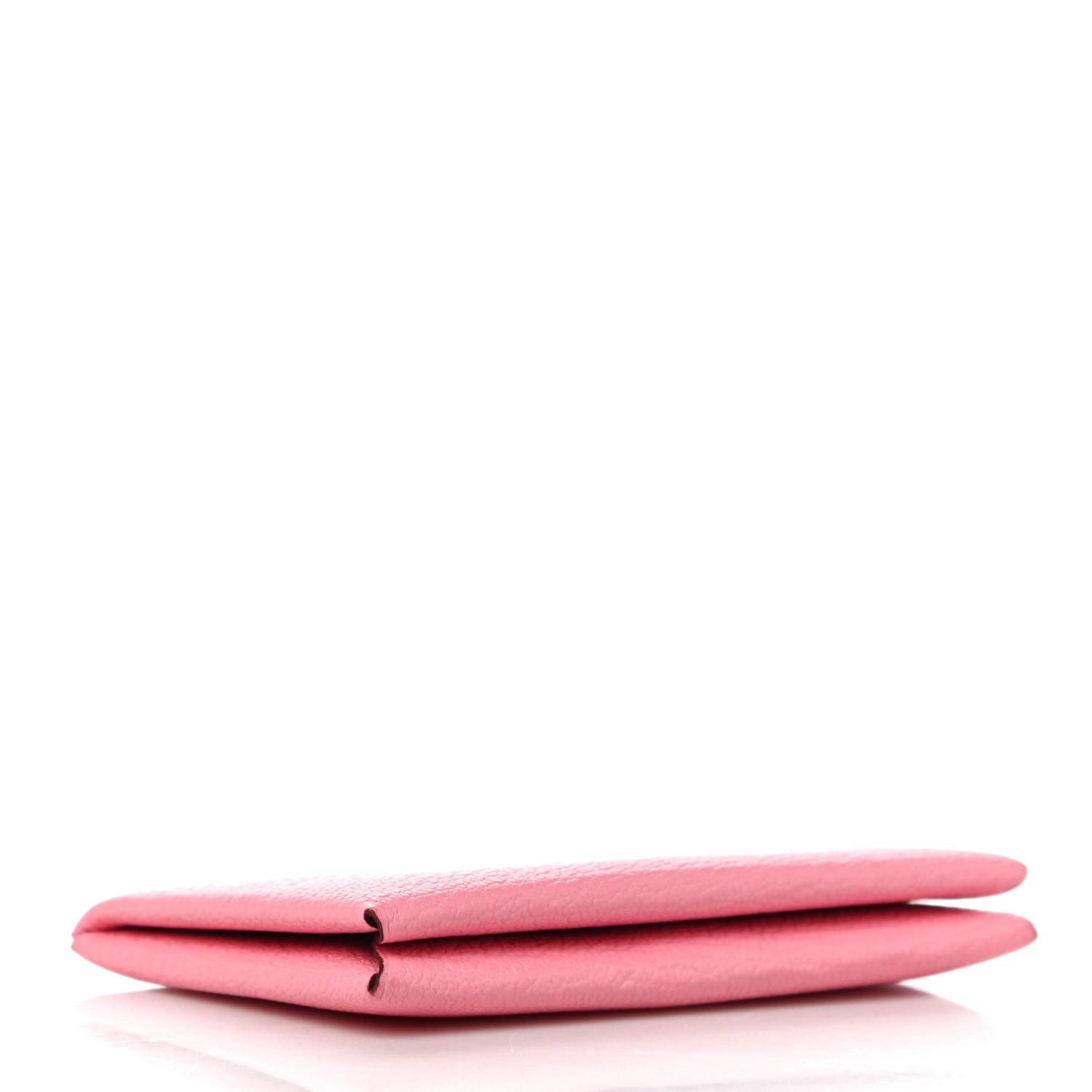 Hermes Chevre Chandra Verso Calvi Card Case Rose Confetti Brique 4 of 10
