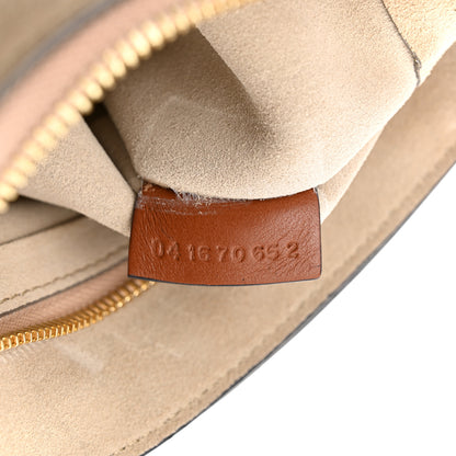Chloe Suede Calfskin Medium Faye Shoulder Bag Tobacco 7 of 10