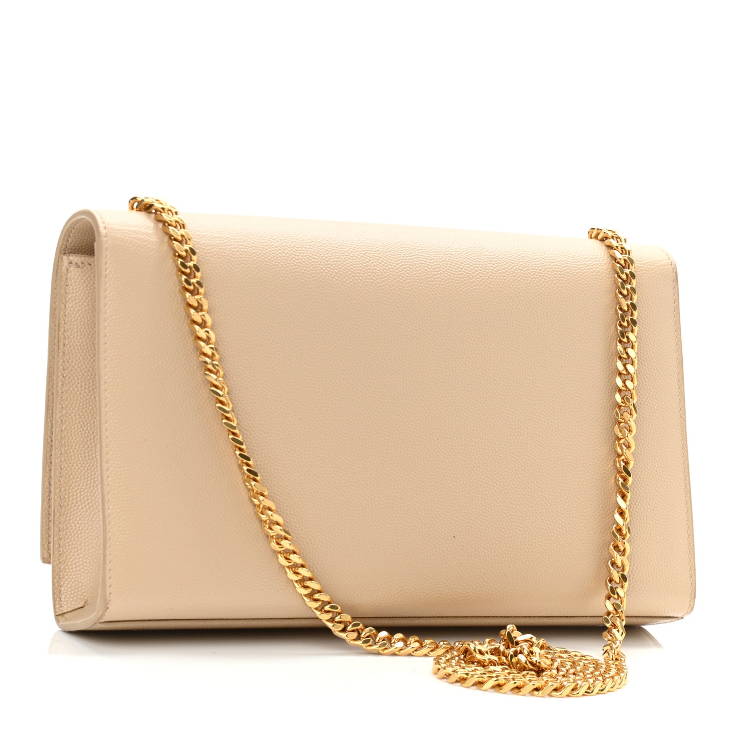 Grain De Poudre Medium Monogram Kate Satchel Dark Beige