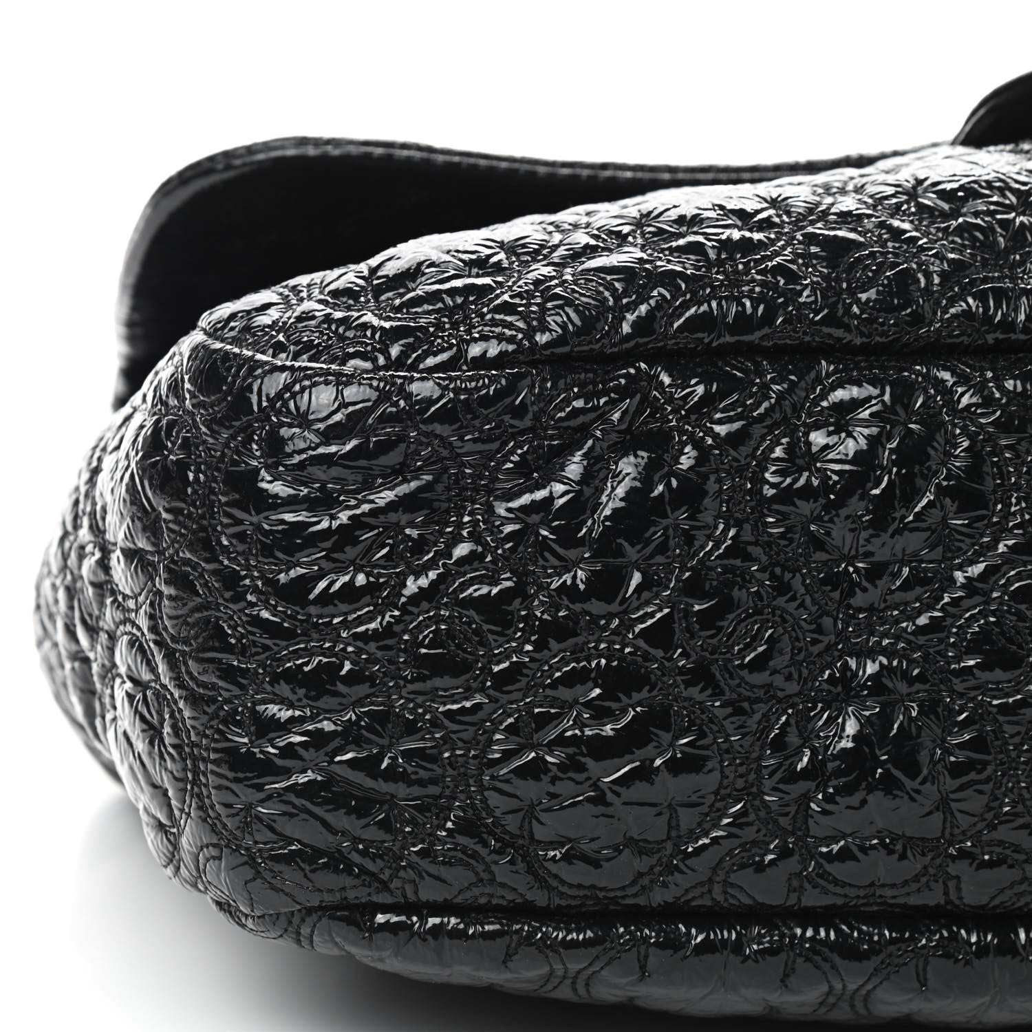 Chanel Vinyl Rock In Moscow Single Flap Black 5 of 8
