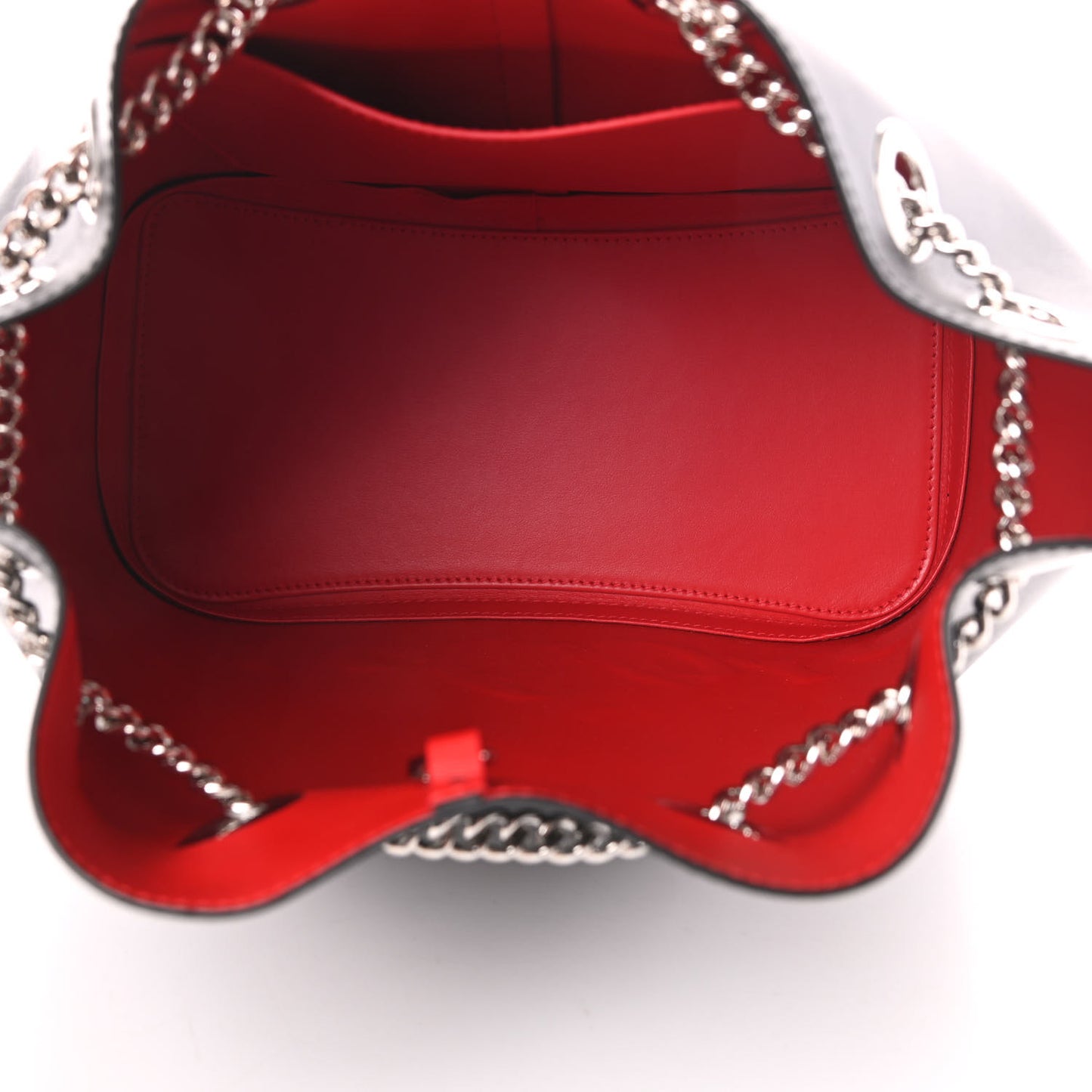 Calfskin Paris Marie Jane Logo Backpack Black